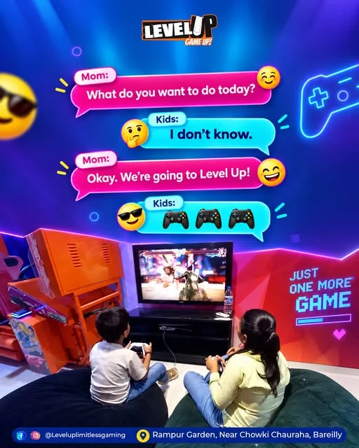 Level Up Gaming Zone — social creative